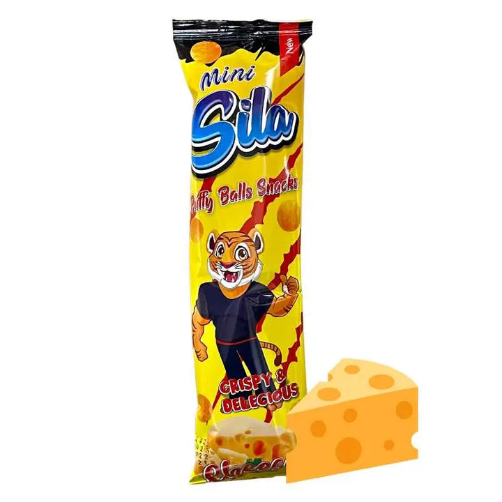 Sila Mini Balls Snacks Cheese 60 x 20g Derby - Butikkom