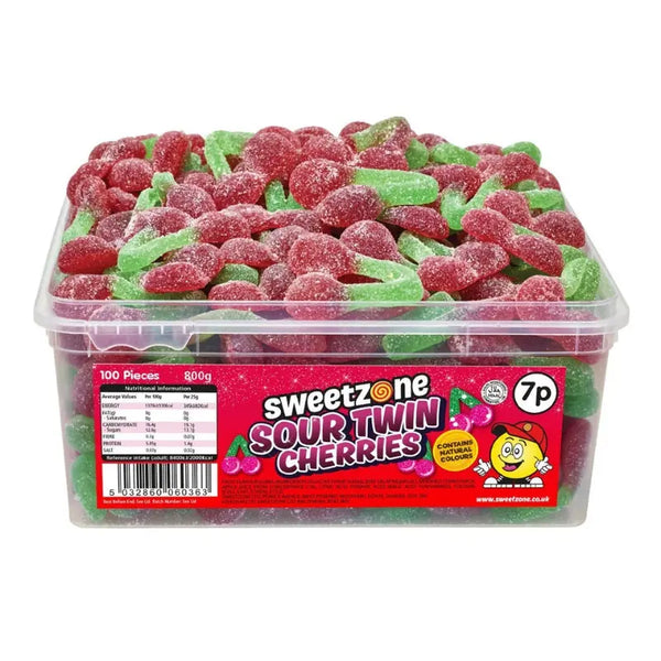 Sour Twin Cherries 800g Sweetzone - Butikkom