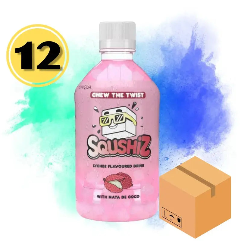 Squshiz Lychee 350ml x 12st SQUSHiZ - Butikkom