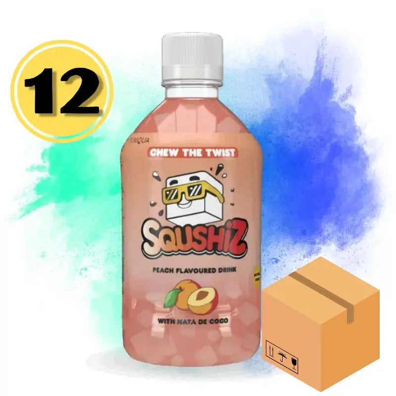 Squshiz Peach 350ml x 12st SQUSHiZ - Butikkom
