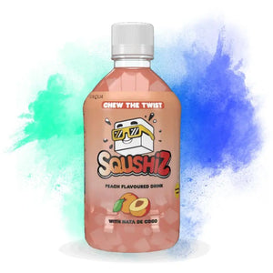 Squshiz Peach med Nata de Coco 350ml