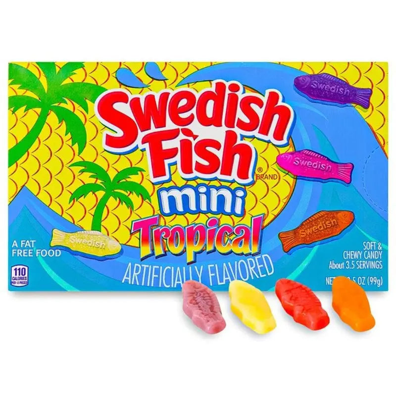 Swedish Fish Mini Tropical 99g Swedish Fish - Butikkom