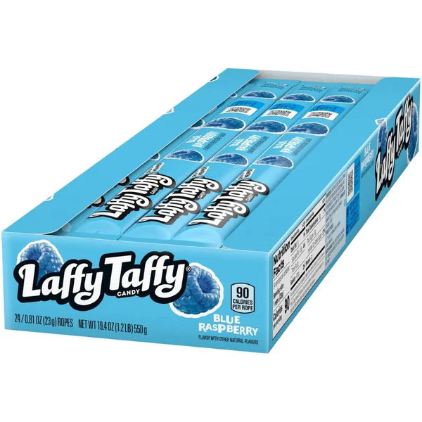 Wonka Laffy Taffy Blue Raspberry 24st x 23g Butikkom - Butikkom