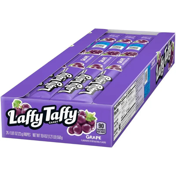 Wonka Laffy Taffy Grape 24st x 23g Wonka - Butikkom
