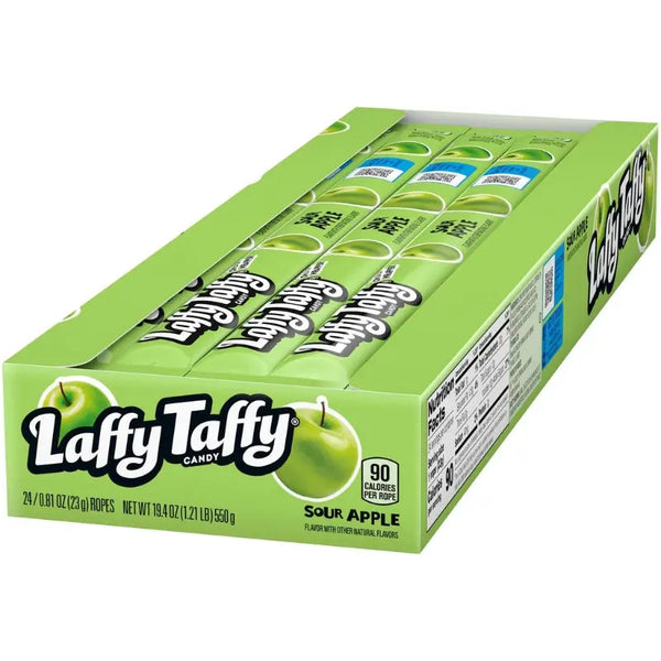 Wonka Laffy Taffy Sour Apple 24st x 23g Wonka - Butikkom