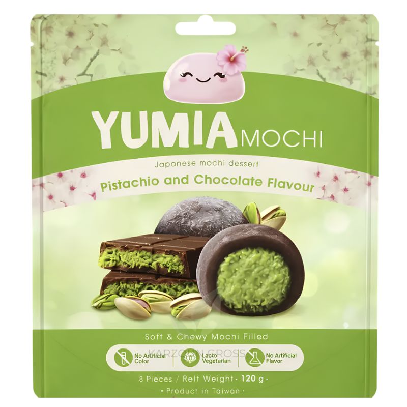 YUMIA Mochi Pistachio & Chocolate 120g