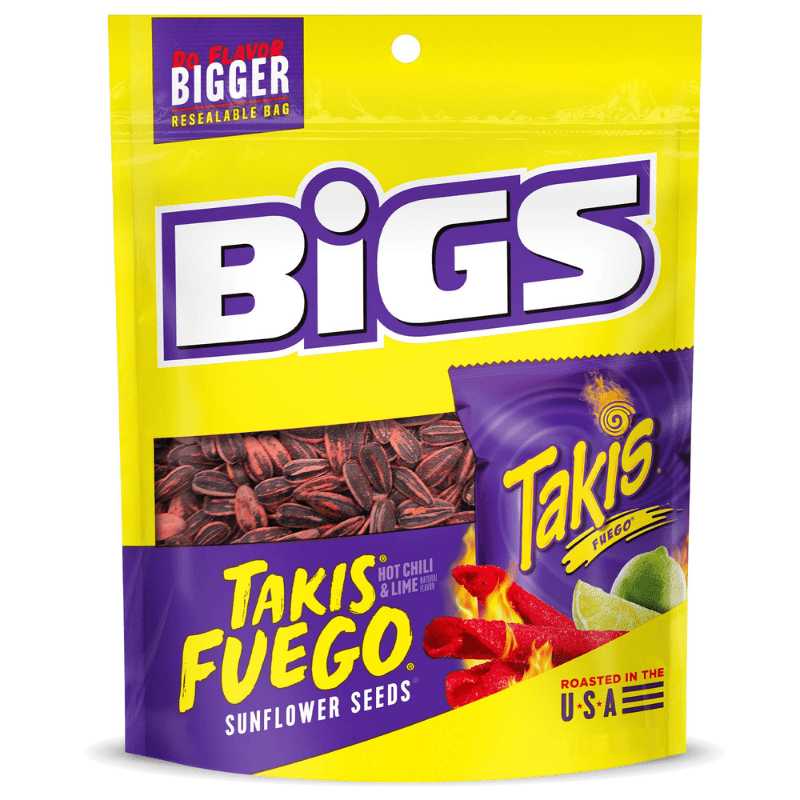 BIGS Sunflower Seeds Takis Fuego 152g Takis - Butikkom