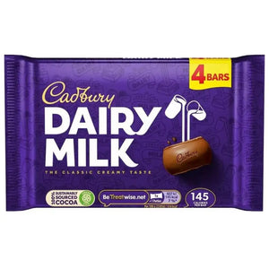 Cadbury Dairy Milk Chocolate 4x27.2g