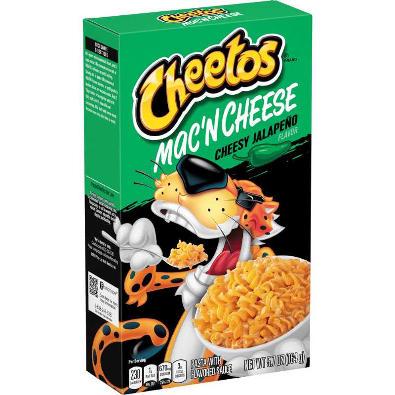 Cheetos Cheesy Jalapeño Flavor Mac'n Cheese 164g Cheetos - Butikkom