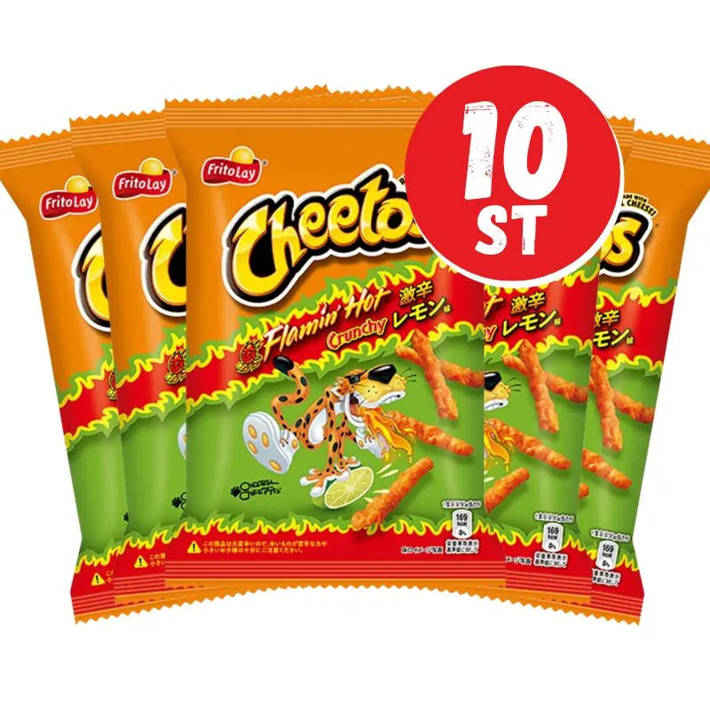 Cheetos Flamin Hot lime Japan 65g x10st Cheetos - Butikkom