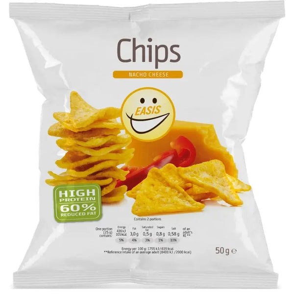 Chips Nacho Cheese 50g EASIS - Butikkom