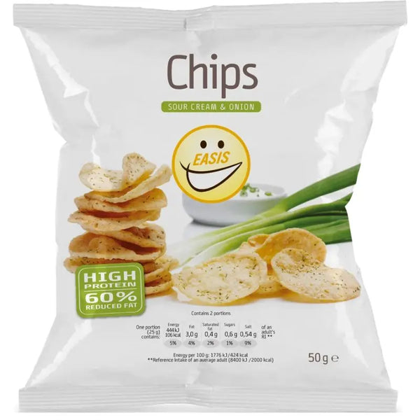 Chips Sour Cream & Onion 50g EASIS - Butikkom