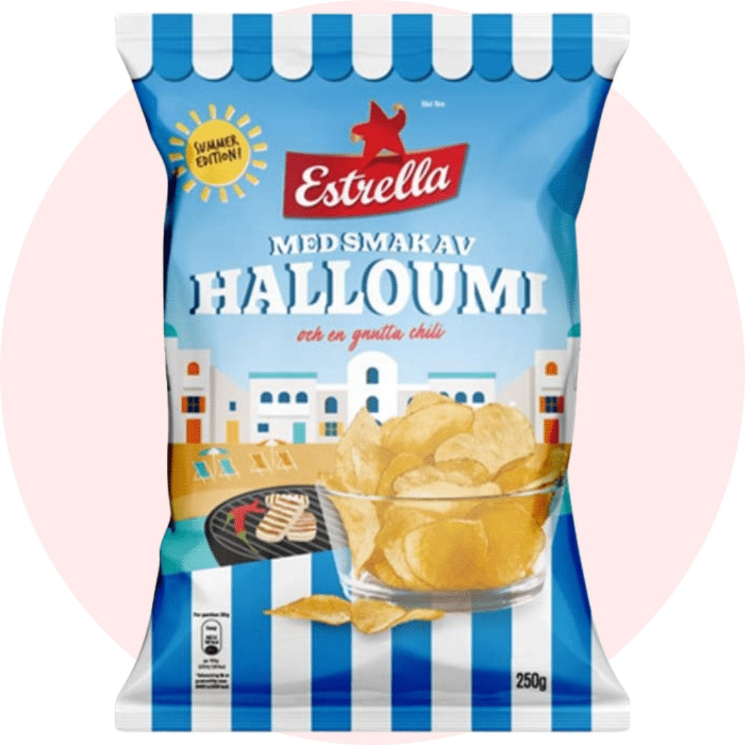 Estrella Halloumi med chili 175g Estrella - Butikkom