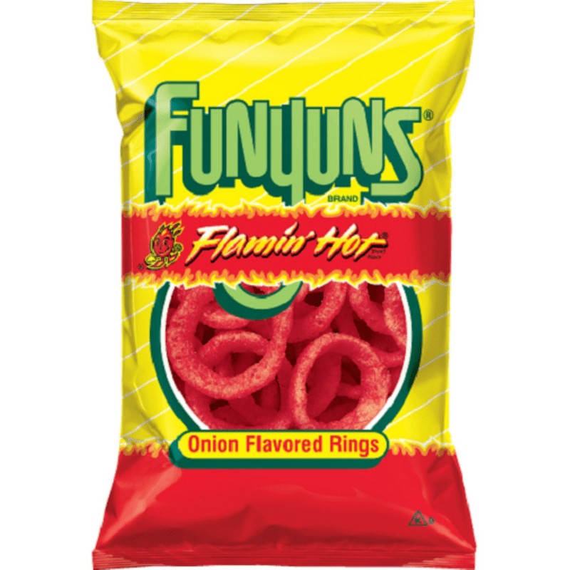 Funyuns Flamin Hot Onion Rings, 163g Funyuns - Butikkom