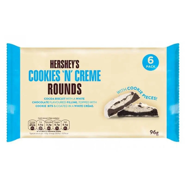 Hershey's Cookies 'n Creme Rounds 96g Hershey's - Butikkom