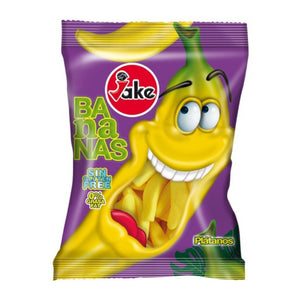 Jake Sweet Jellies Bananas 100g Jake - Butikkom