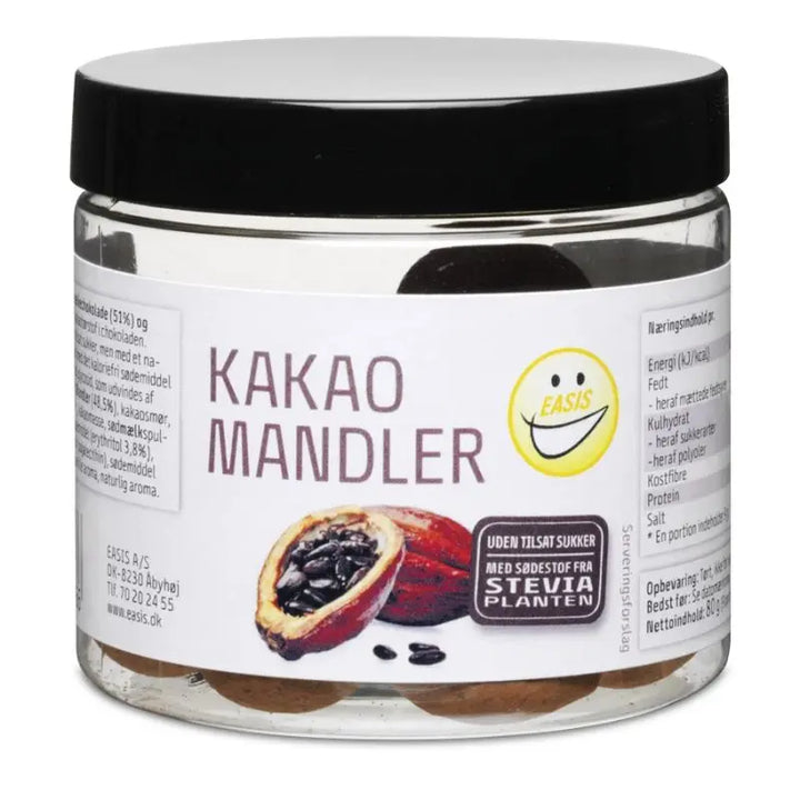 Kakaomandlar sockerfri 80g EASIS - Butikkom