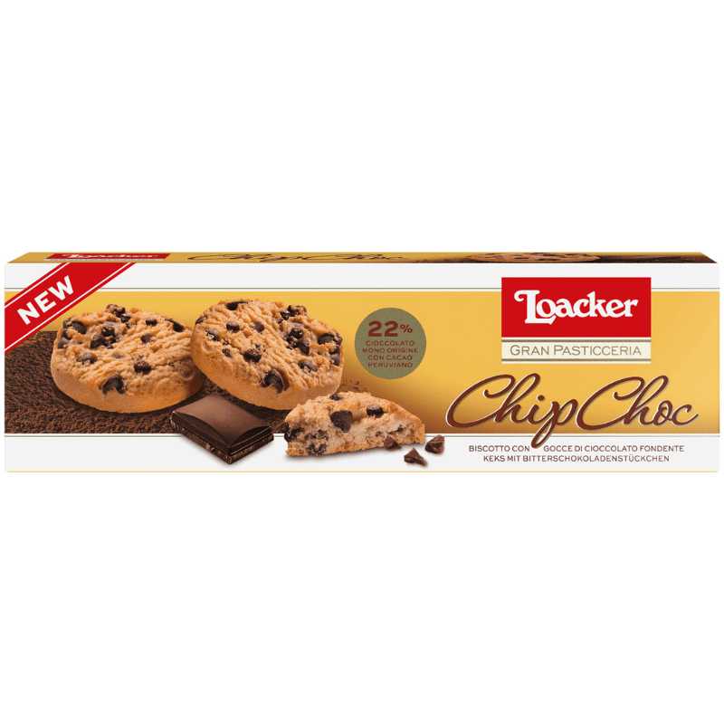 Loacker Gran Pasticceria Chip Choc 96g Loacker - Butikkom