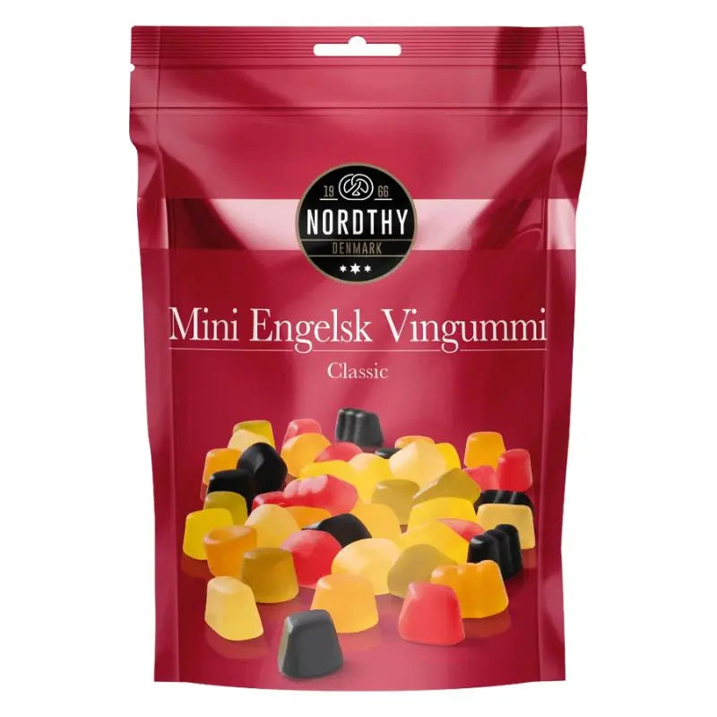 Mini Engelsk Vingummi 145g Nordthy - Butikkom