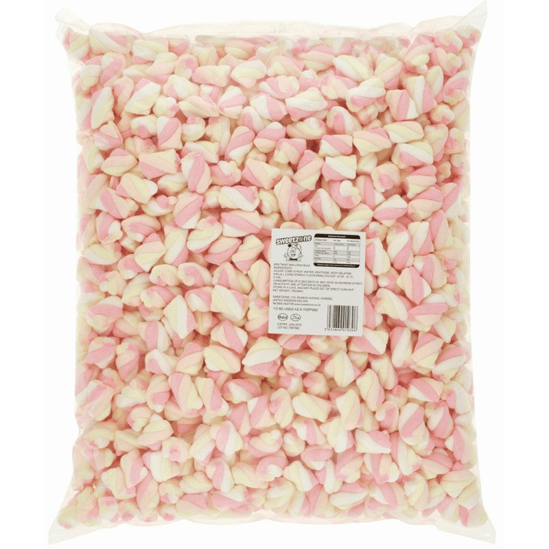 Mini Twist Mallows 1kg Sweetzone - Butikkom