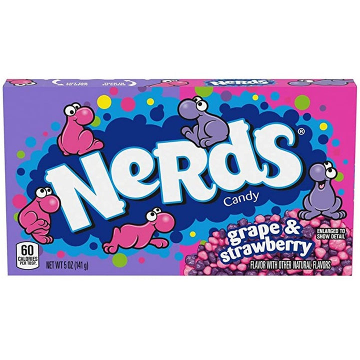 Nerds Grape & Strawberry box 142g Nerds - Butikkom