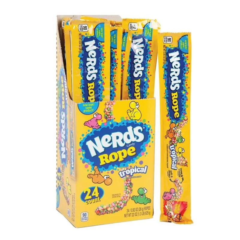 Nerds Rope Tropical 26g Nerds - Butikkom