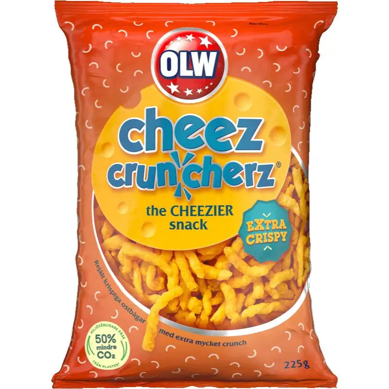 OLW Cheez Cruncherz 225g OLW - Butikkom