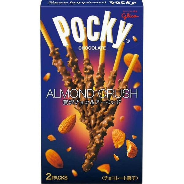 Pocky Chocolate Almond Crush 2Pack 46,2g Pocky - Butikkom