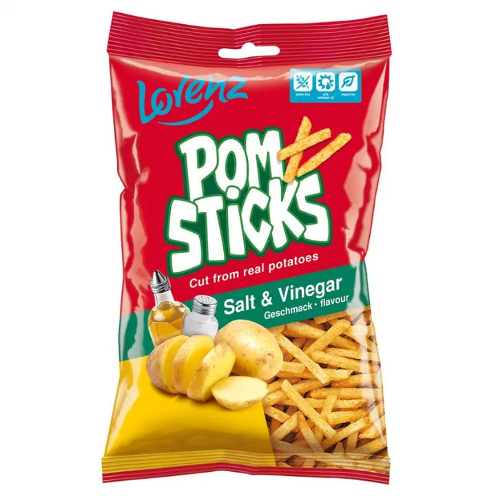 Pomsticks Salt & Vinegar 85g Butikkom - Butikkom