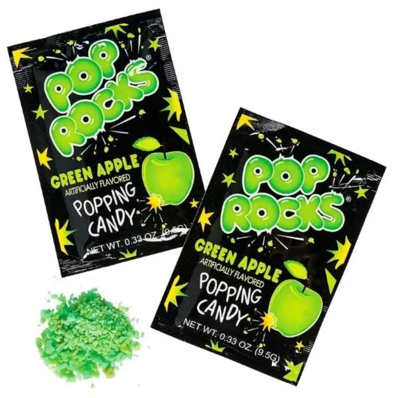 Pop Rocks Green Apple 9,5g Pop Rocks - Butikkom