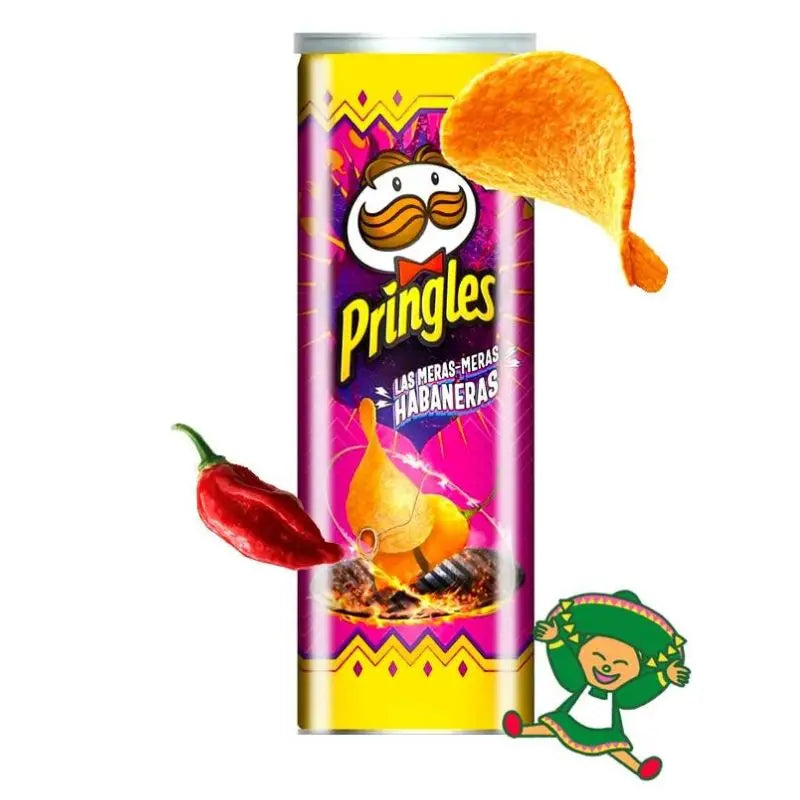 Pringles Las Meras-Meras Habaneras 124g Pringles - Butikkom