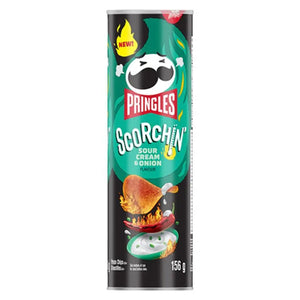 Pringles Scorchin Sour Cream &amp; Onion 156g