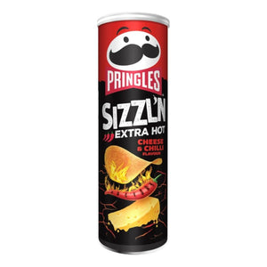 Pringles Sizzl'n Extra Hot Cheese &amp; Chilli 180g