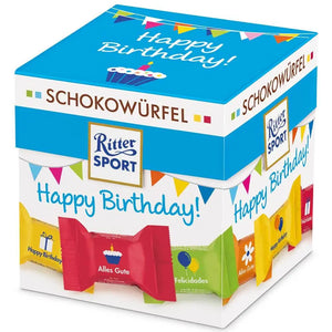 Ritter Sport Chocolate Happy Birthday 22pcs, 176g