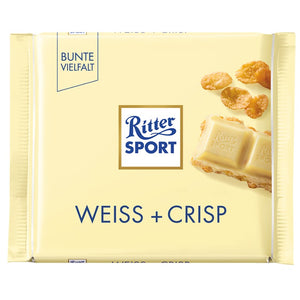 Ritter Sport White + Crisp 100g