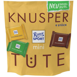 Ritter Sport mini Krispig väska 150g Ritter Sport - Butikkom