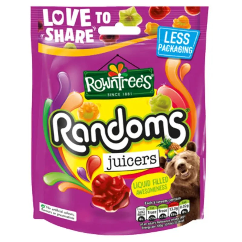 Rowntrees Randoms Juicers 140g Rowntrees - Butikkom