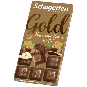 Schogetten Gold Hazelnut Cake Waffle 100g