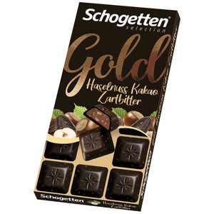 Schogetten Selection Gold Dark Chocolate Hazelnut 100g