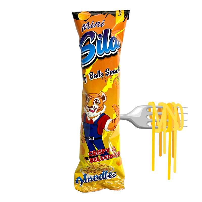 Sila Mini Balls Snacks Noodles 20g Derby - Butikkom