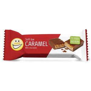Soft bar &amp; Caramel, light chocolate 30g