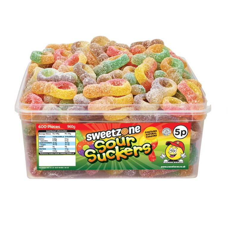 Sour Suckers 900g Sweetzone - Butikkom