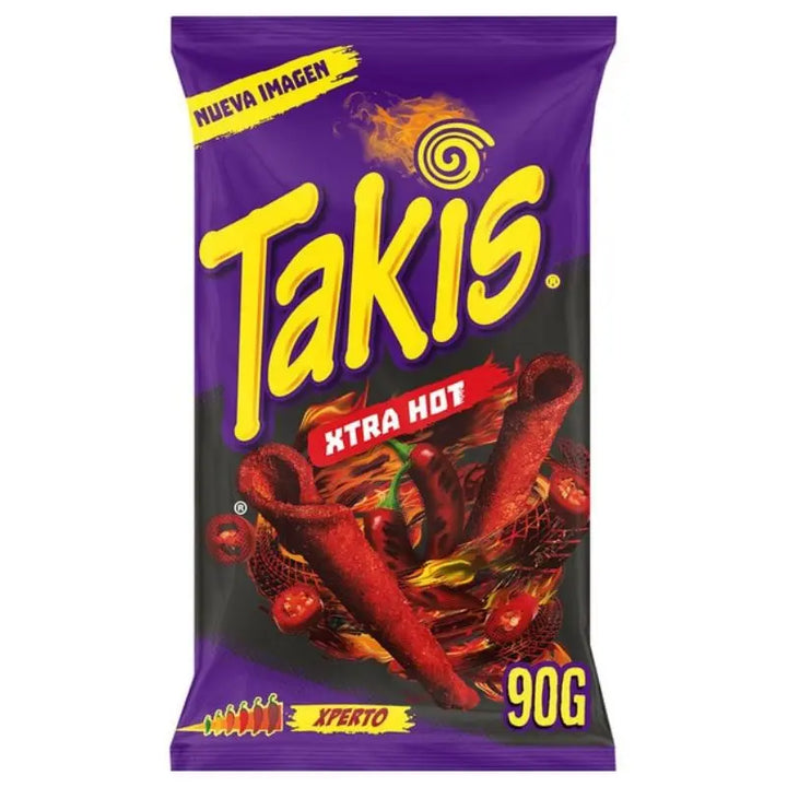 Takis EXTRA HOT 90g SPANIEN Takis - Butikkom