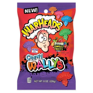 Warheads Chewy Wallys Sour Sweet &amp; Fruity 226g