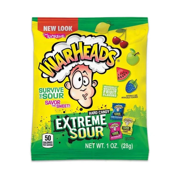 Warheads Extreme Sour Hard Candy 28g Warheads - Butikkom