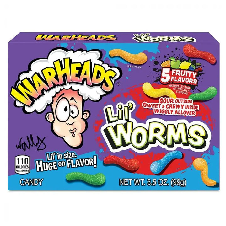 Warheads Lil' Worms 98g Warheads - Butikkom