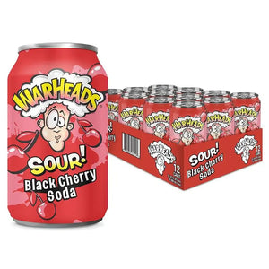 Warheads Sour Black Cherry Soda 355ml x 12pcs