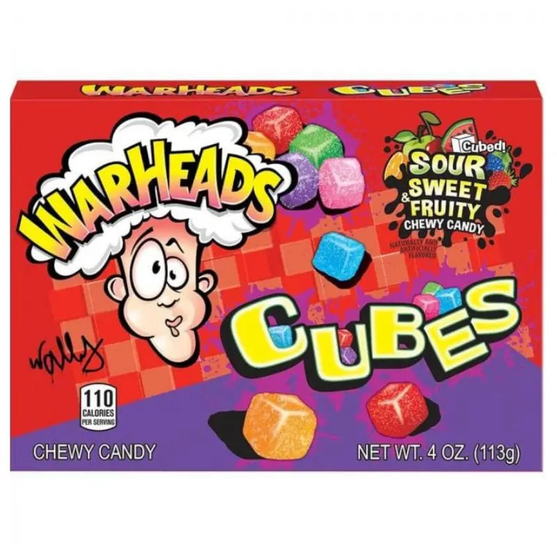 Warheads Sour Chewy Cubes 113g Warheads - Butikkom