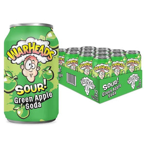 Warheads Sour Green Apple Soda 355ml x 12pcs
