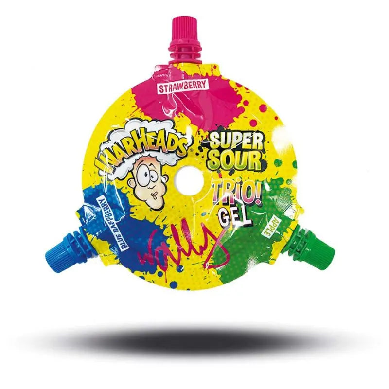 Warheads Super Sour Gel Trio 51g Warheads - Butikkom